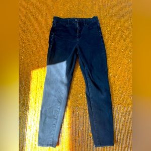 Black high waist skinny jeans